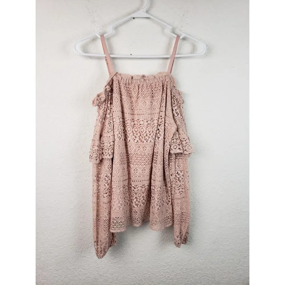 Parker Jordanna Off The Shoulder Lace Blouse